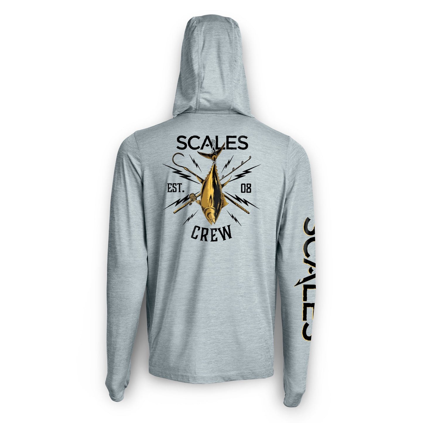 Blue Gold Hooded Active Performance