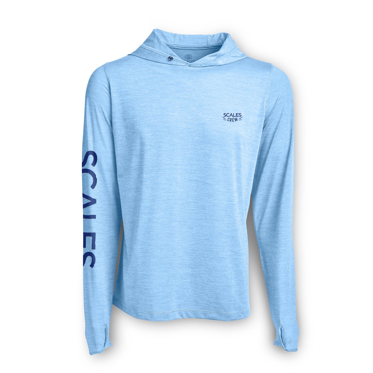 Blue Gold Hooded Active Performance