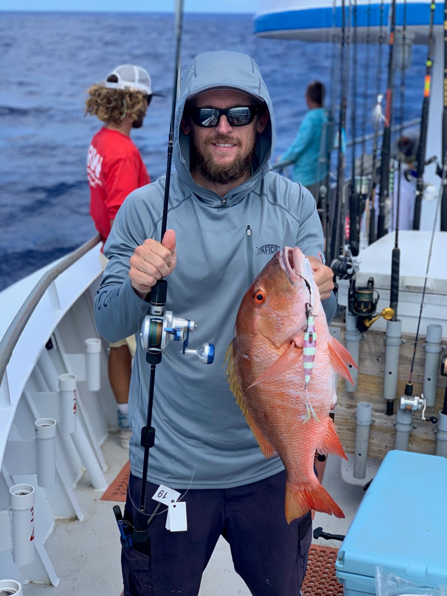 Flat Back Pink Glow Slow Pitch Jig