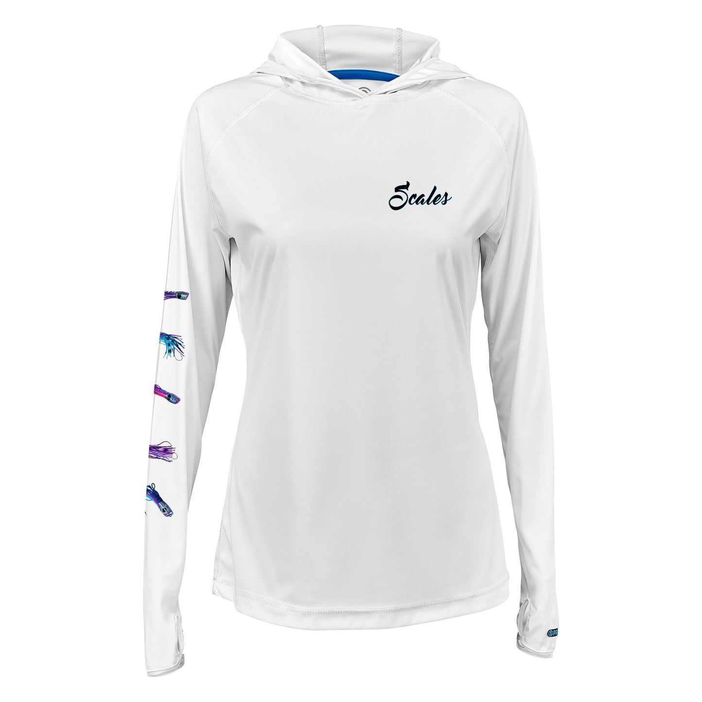 Lures Of The Seas Womens Hooded Performance