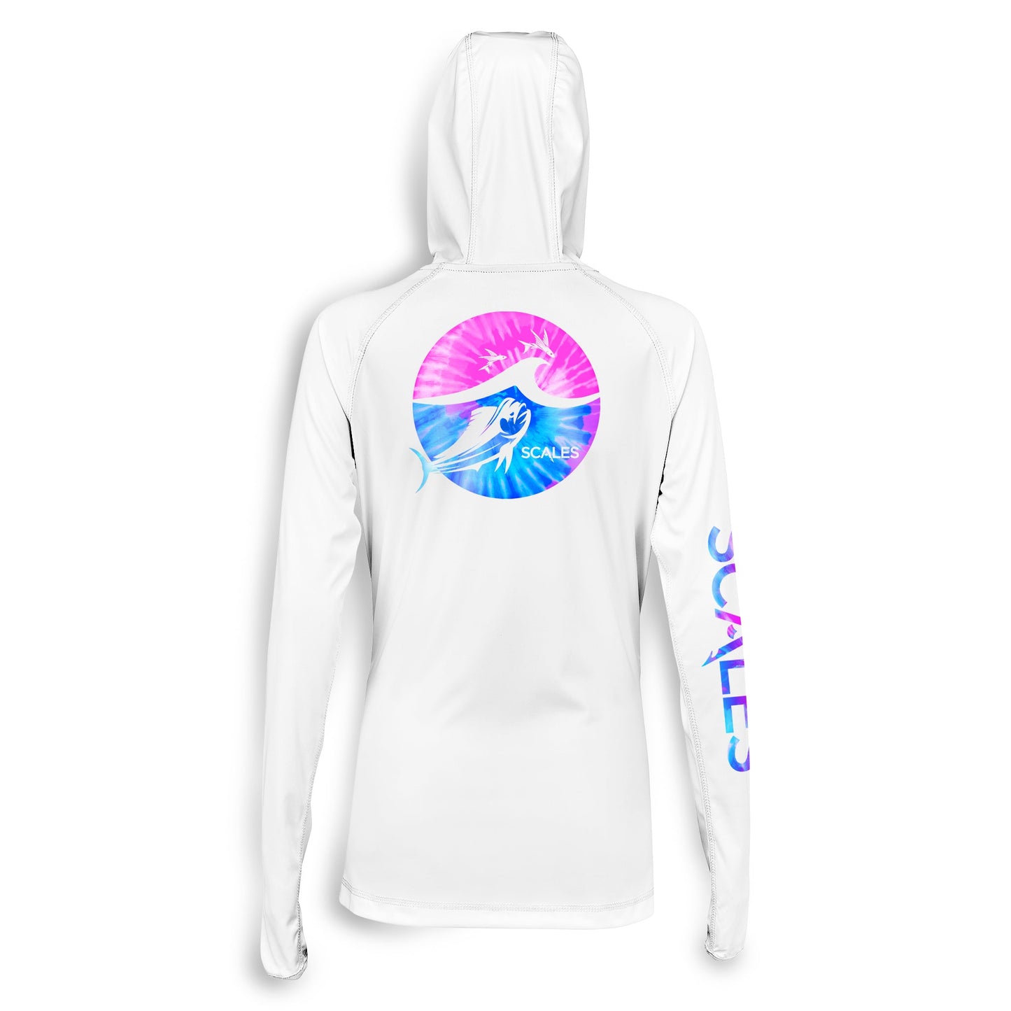 Tide Dye Flyer Womens Hooded Performance