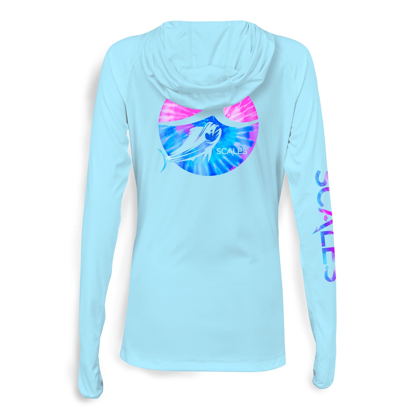 Tide Dye Flyer Womens Hooded Performance
