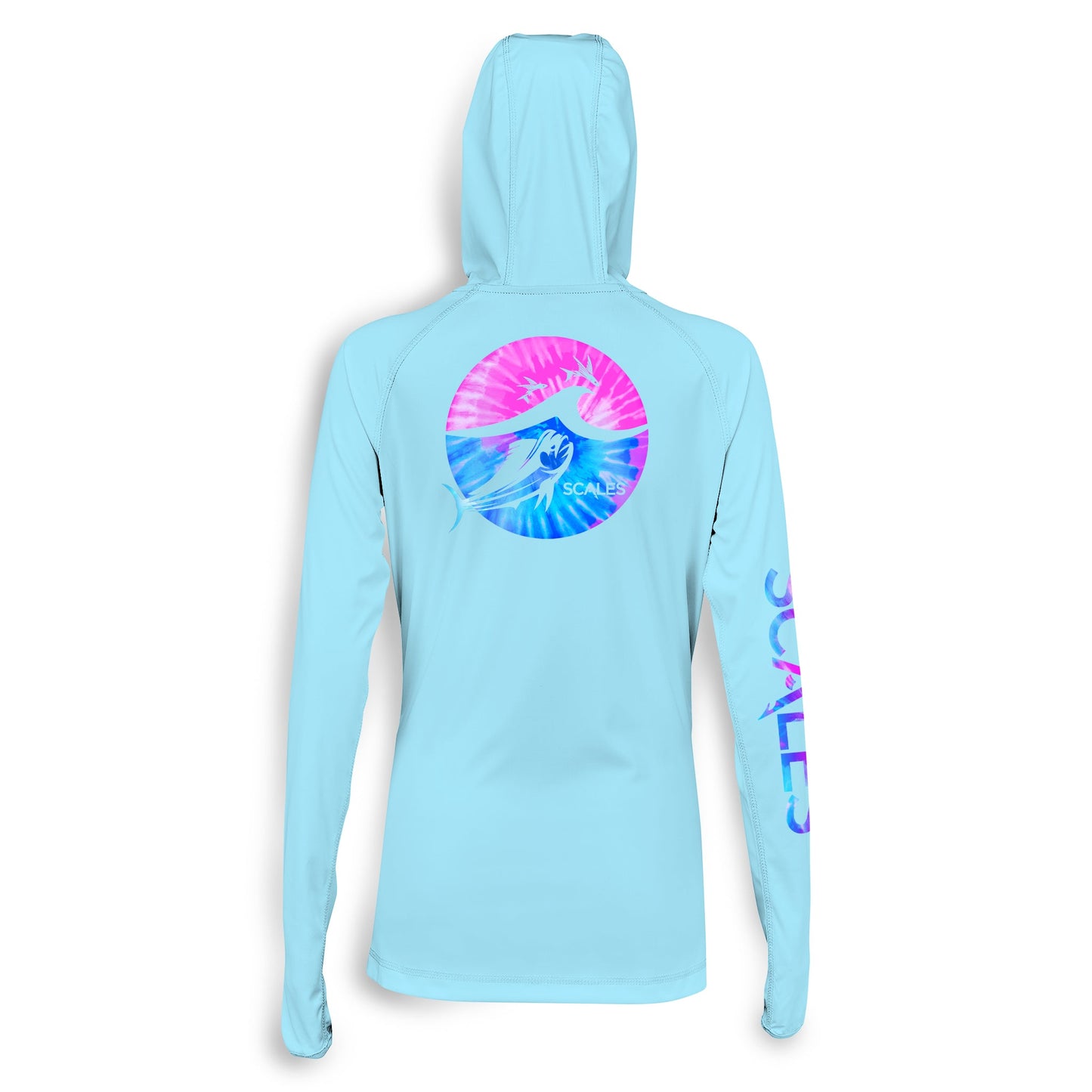 Tide Dye Flyer Womens Hooded Performance