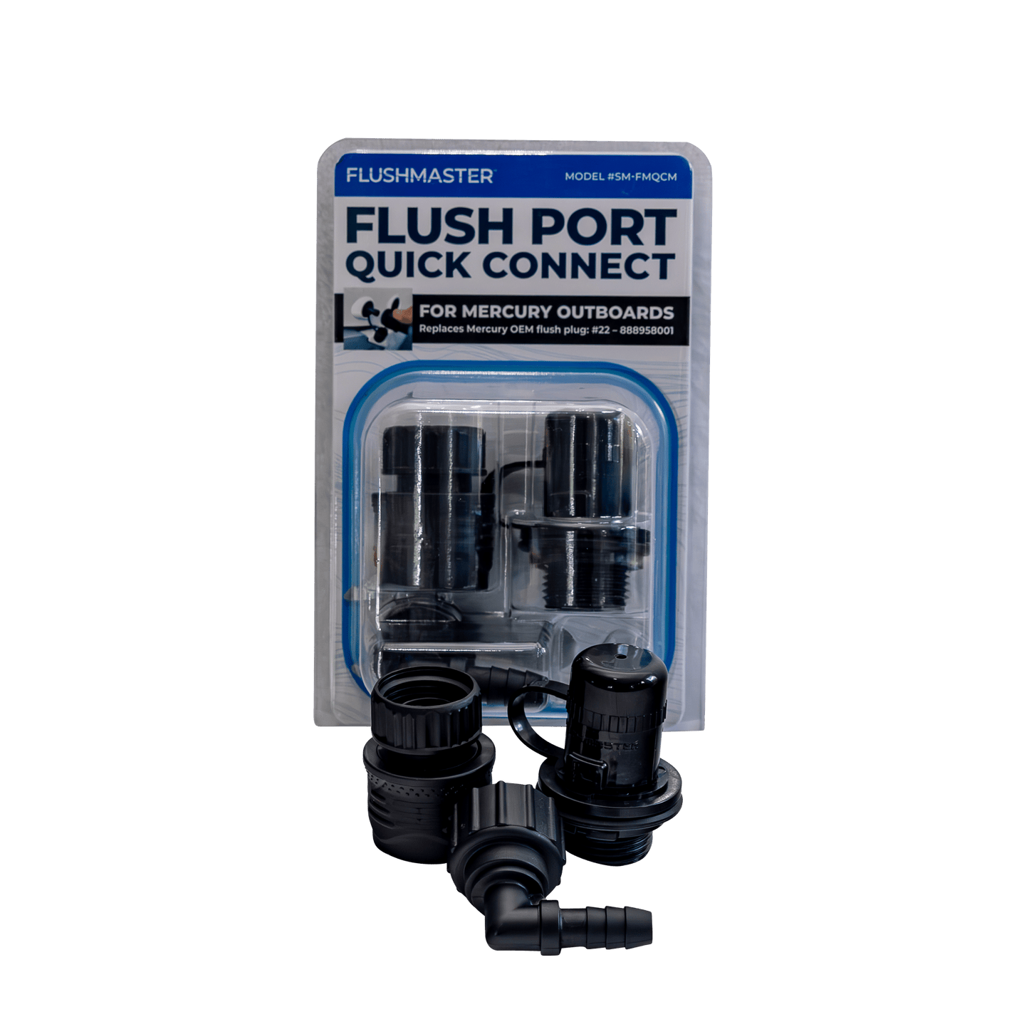 Flush Port Quick Connect for Mercury