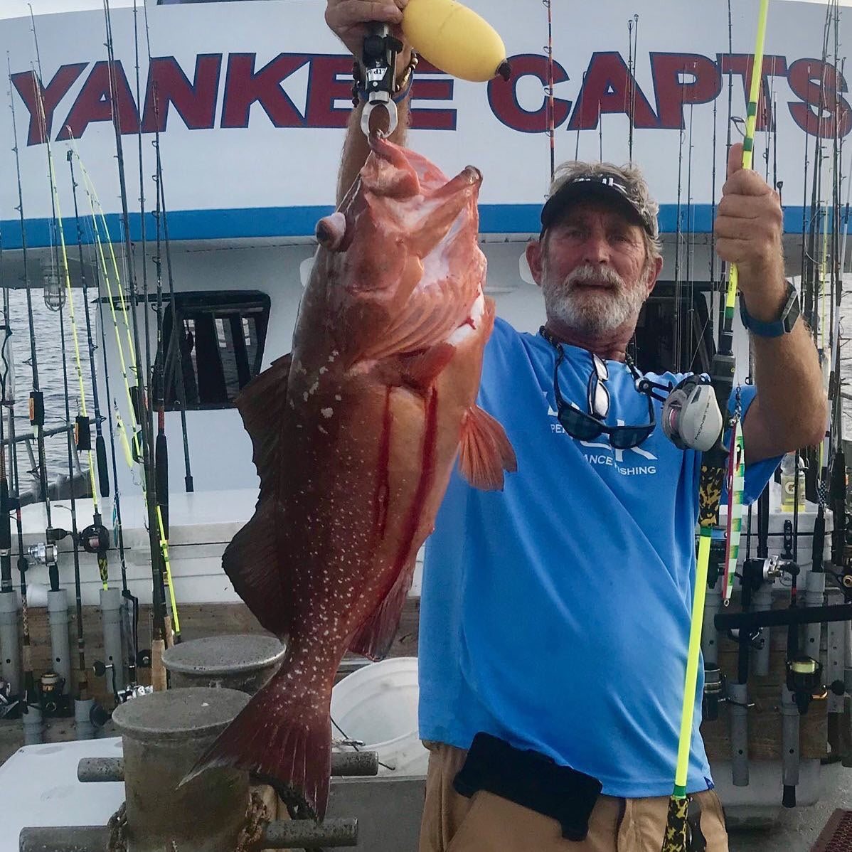 Flatty Zebra Gold/Red Glow Slow Pitch Jig