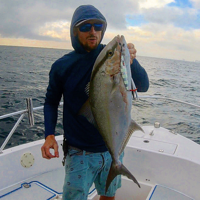Flat Back Silver Glow Slow Pitch Jig