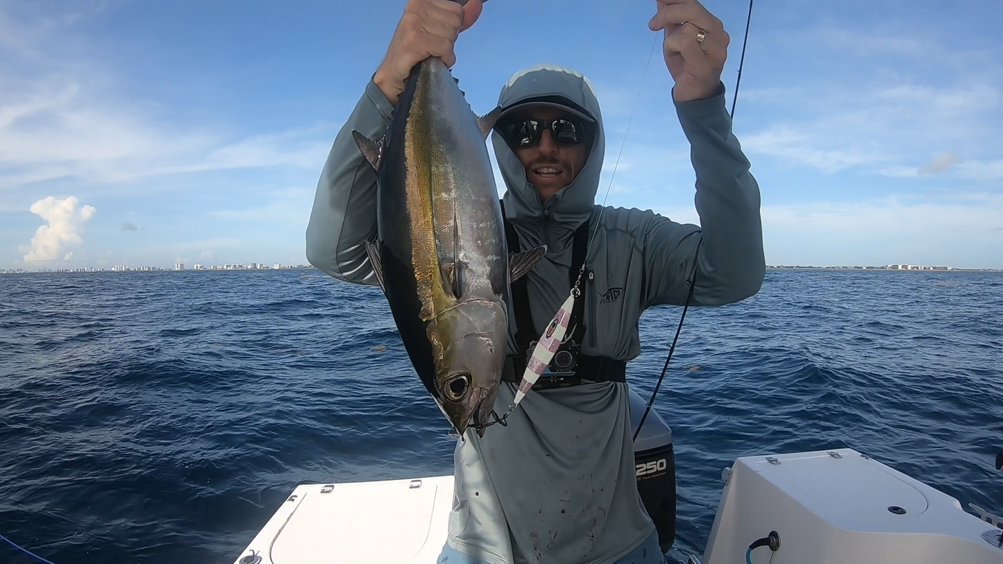 Flat Back Pink Glow Slow Pitch Jig