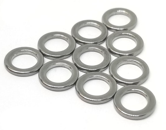 20-Pack Stainless Steel Solid Rings