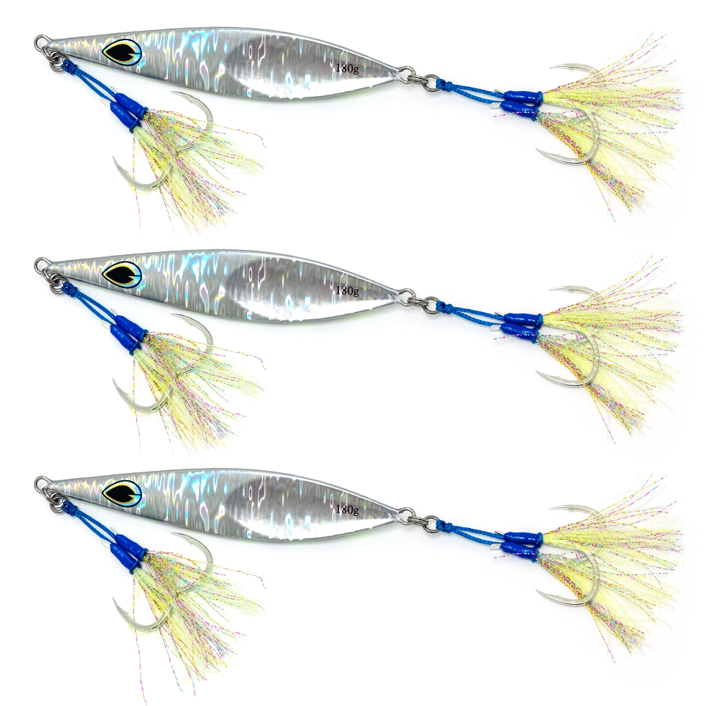 FSF Slow Pitch Jig Fat Boy 180gr. 3-Pack