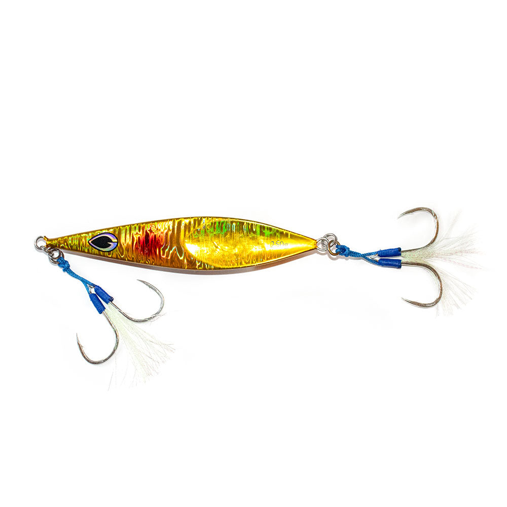 FSF Slow Pitch Jig Fat Boy 250gr. Gold 3-Pack