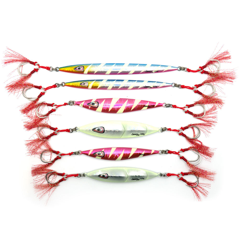 commercial tuna lift pole fishing jigs for sale Johnny Jigs Tuna Tamer 6-Pack – Florida Sport Fishing Gear