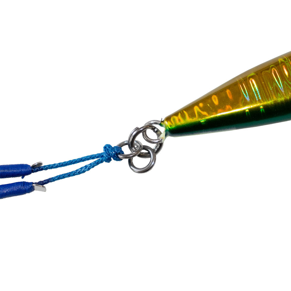 FSF Slow Pitch Jig Stub 150gr. Green/Gold 3-Pack