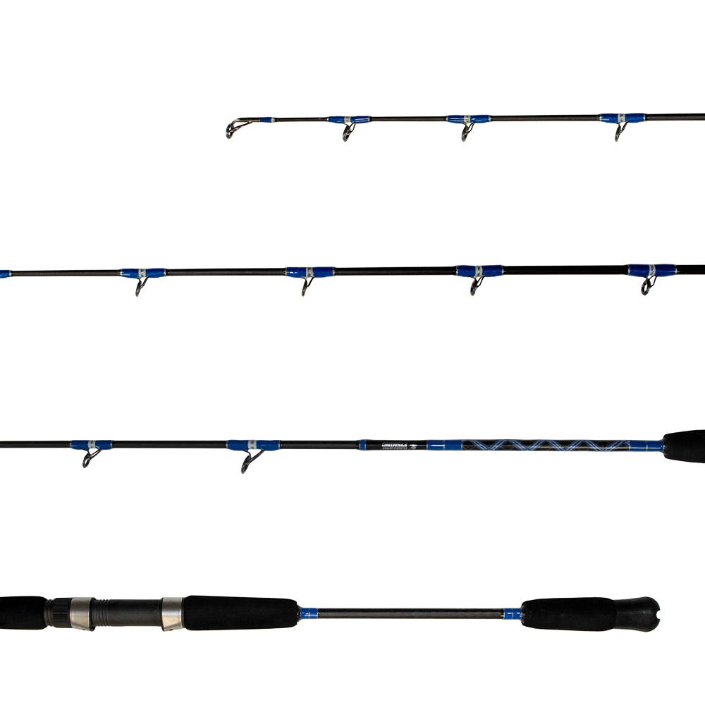 2PCSlow Pitch 6'5 50-80lb Jigging Spinning Jig Rod for Salmon