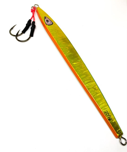 Flatty Pumpkin Glow Slow Pitch Jig