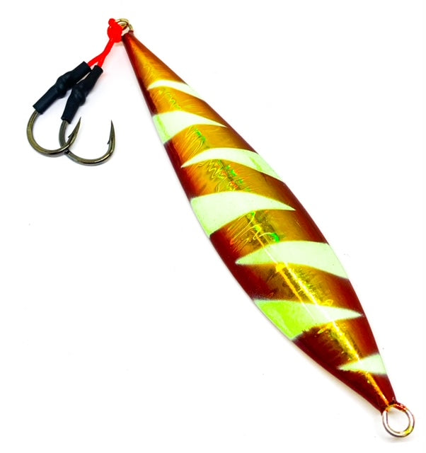 Super Sonic Gold/Red Slow Pitch Jig