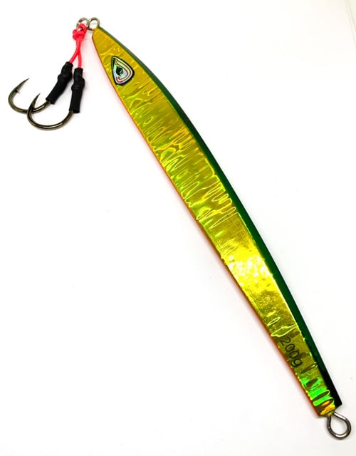 Flatty Pumpkin Glow Slow Pitch Jig