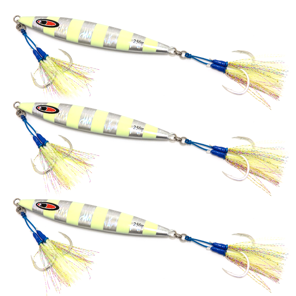 Slow Pitch Jig STUB 250gr. 3-pack