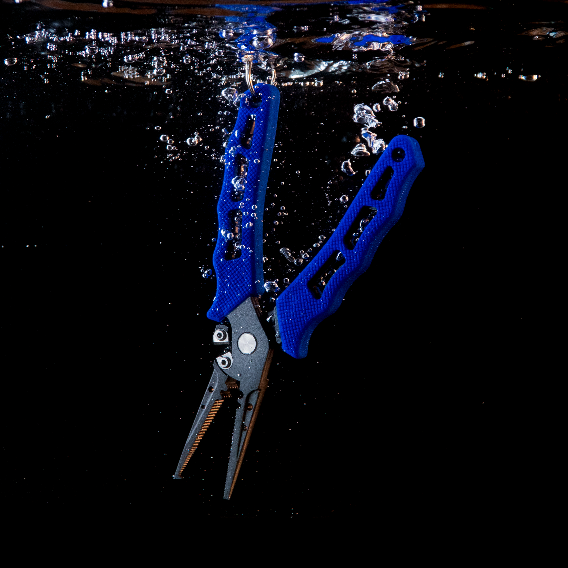 1pc Blue Multi-Functional Stainless Steel Fishing Pliers With